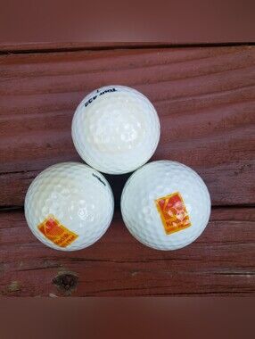 Vintage (3) Kodak Film Logo Golf Balls - 2 Of 3 WITH STAINING